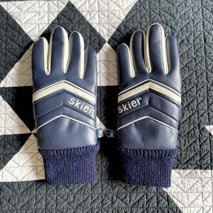 VINTAGE ski gloves, size medium